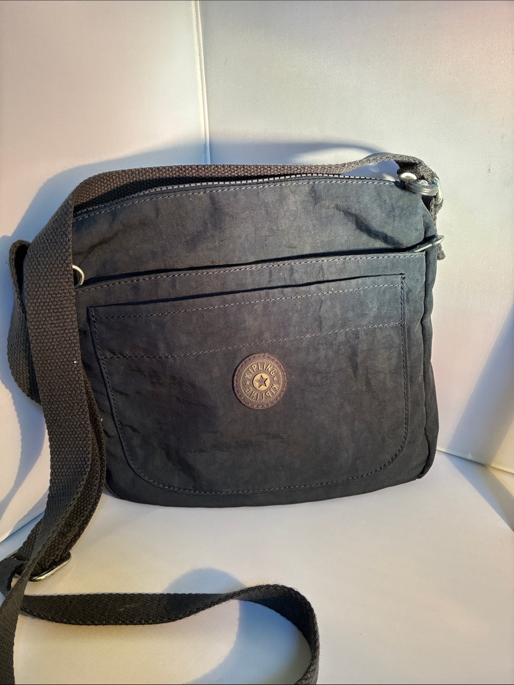Kipling navyMessenger Crossbody with Front Pocket